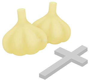 にんにくが魔除けに使われる